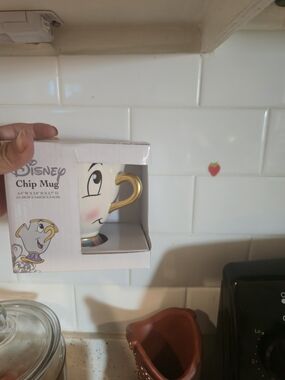 Disney Chip Mug with Gold Handle